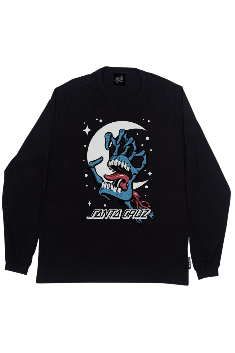 CAMISETA SANTA CRUZ MANGA LONGA JUVENIL COSMIC HAND