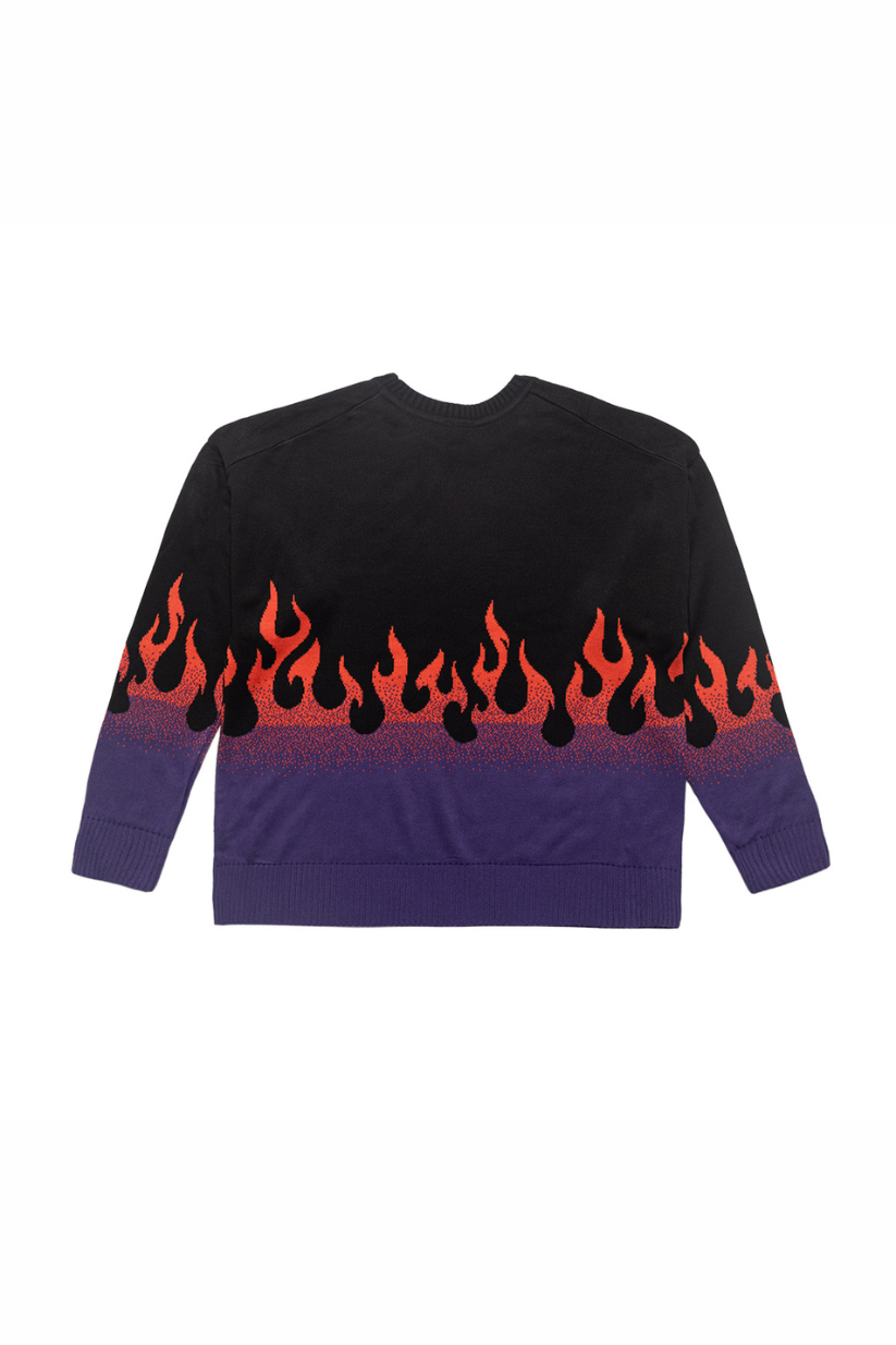 BLUSAO TRICO ORANGE SMILE FLAME