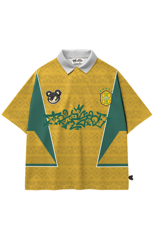 CAMISA TIME POLO DRY FIT COPA AMARELO REF: PD09