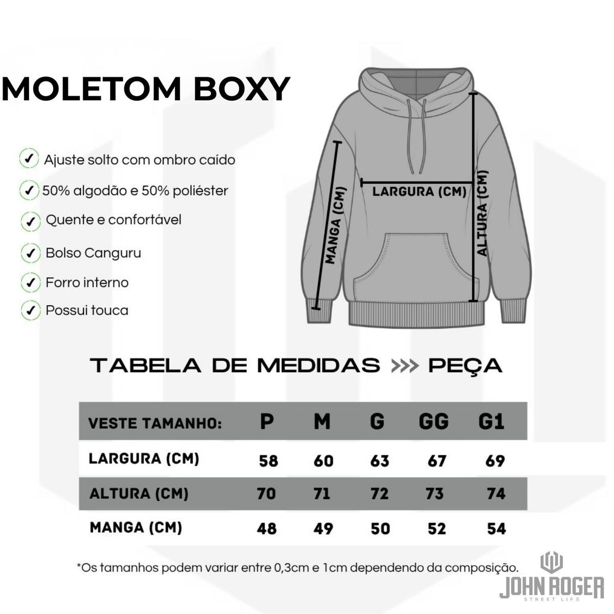 MOLETOM FEM BOXY ZIPER AIR JOHN ROGER