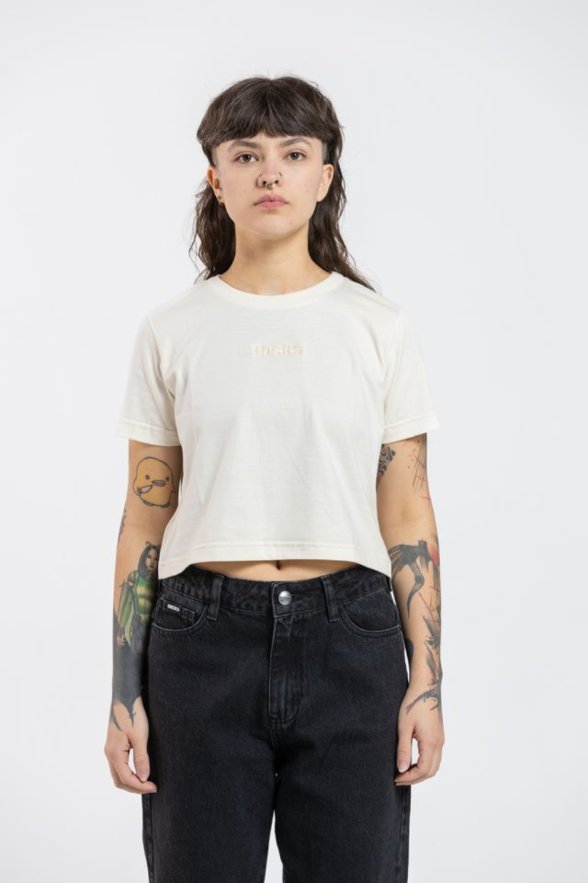 CAMISETA MALHA CROPPED FEMININO - BIRD HOCKS