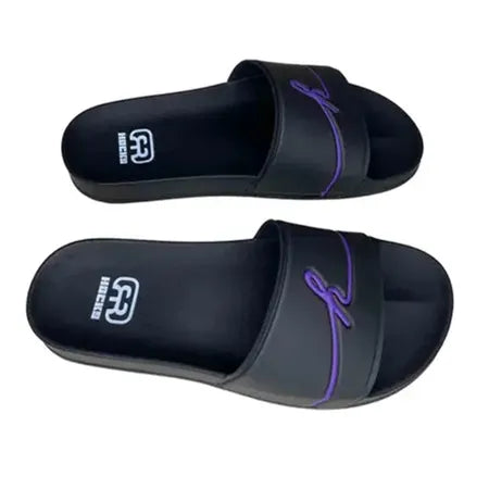 CHINELO SLIDE HOCKS FILIGRAMA BLACK/PURPLE