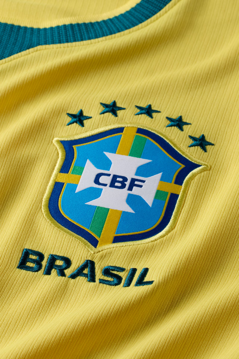 CAMISA TORCEDOR BRASIL MASCULINA NIKE I - AMARELA