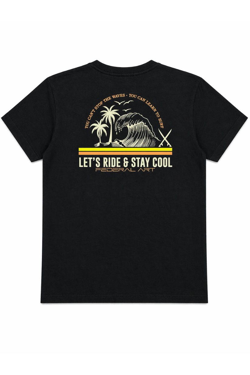 CAMISETA MC JUV 17352 FEDERAL ART PRETO