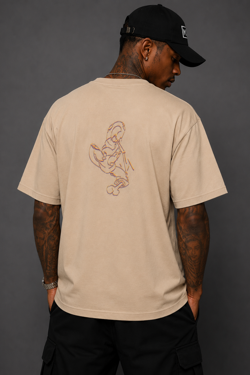 CAMISETA MANOS CAPS OVERSIZED ESSENTIAL COROA