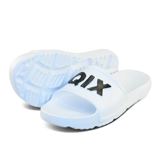 CHINELO QIX NUVEM SLIDE FULL BRANCO E PRETO