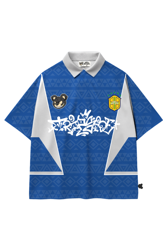CAMISA TIME POLO DRY FIT COPA AZUL REF: PD09