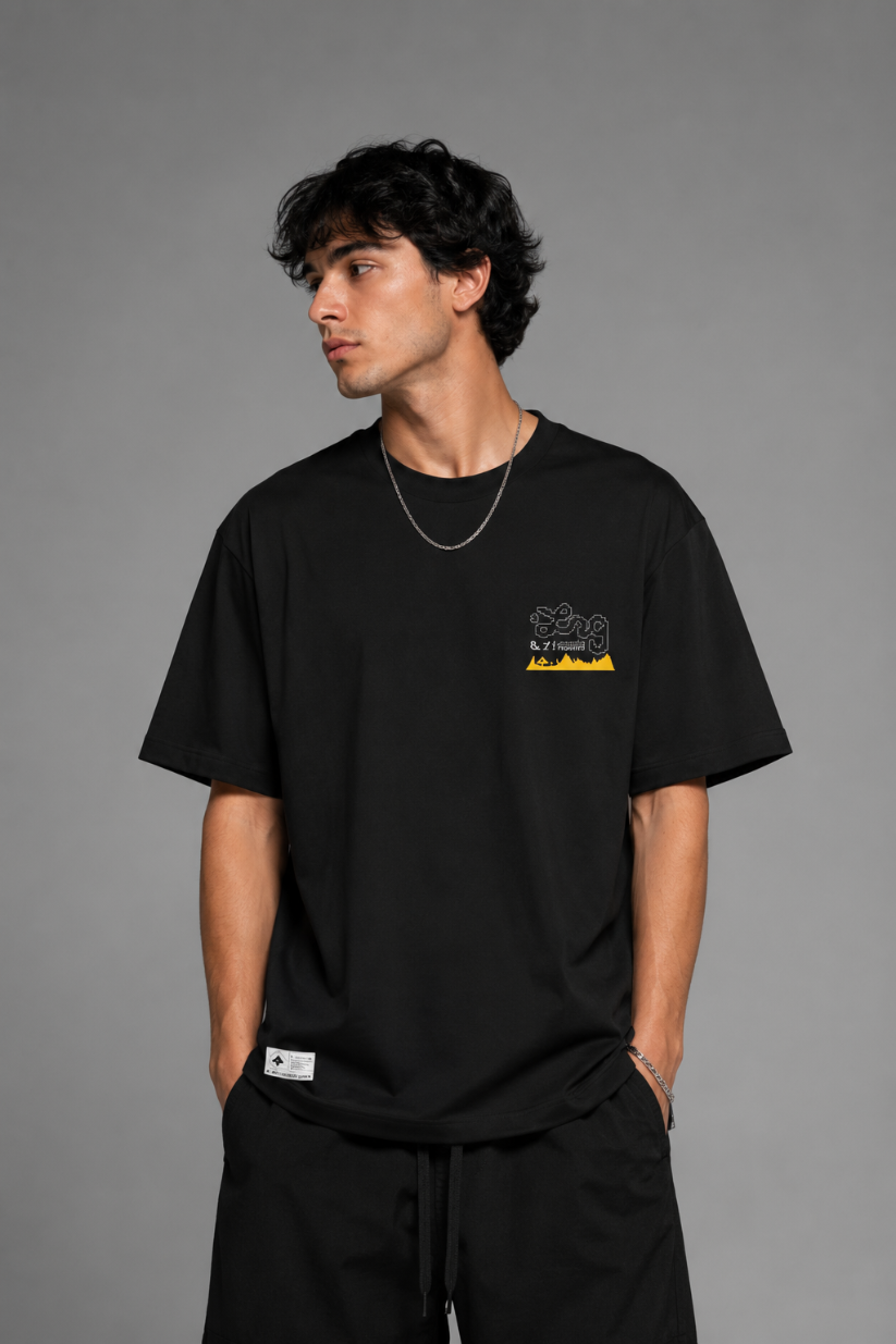 CAMISETA OVER MADE WITH LOVE OVER KNIT LRG