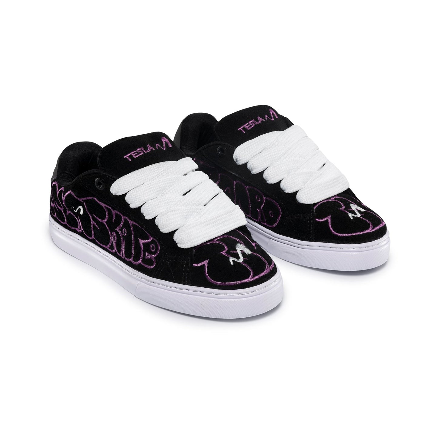 TÊNIS TESLA HERTZ - BLACK WHITE PURPLE