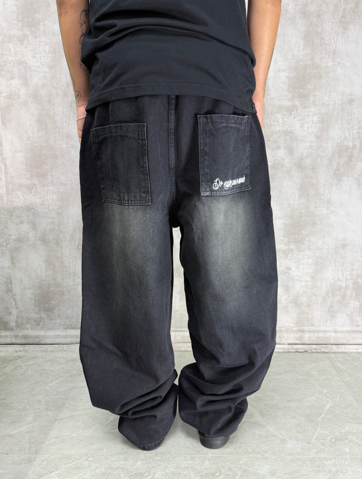 CALÇA JEANS BAGGY COLLAB MASSAKI BIG PLUS SIZE
