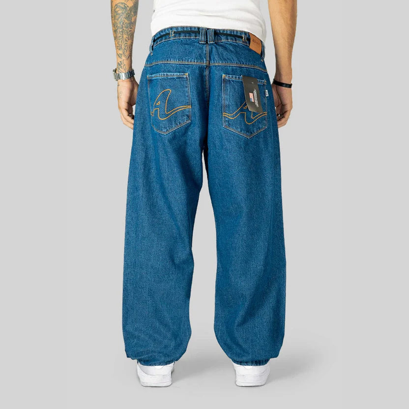 CALÇA ALIVE JEANS SEMI BAGGY AZUL