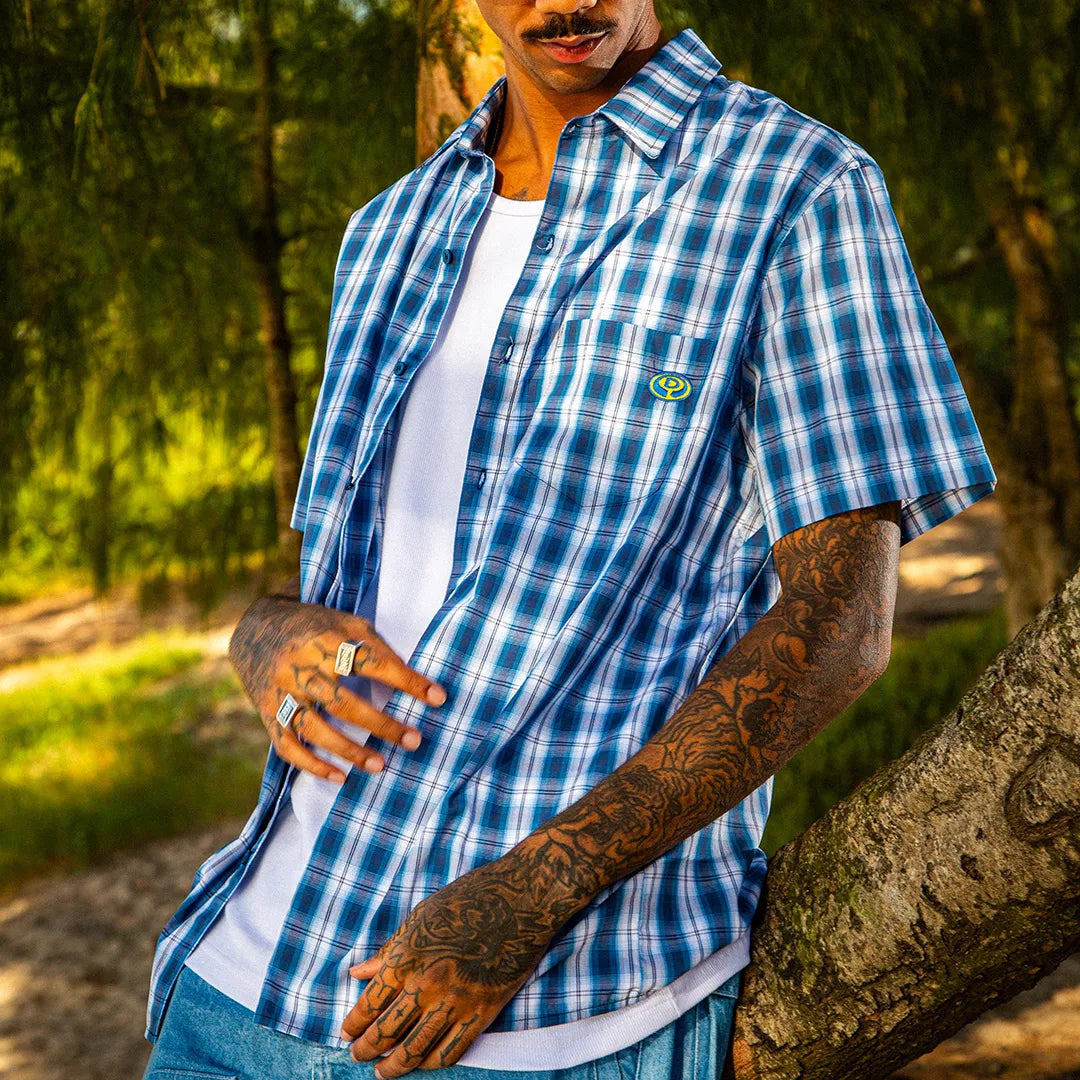 CAMISA DROPDEAD MANGA CURTA PAISLEY SHIRT XADREZ