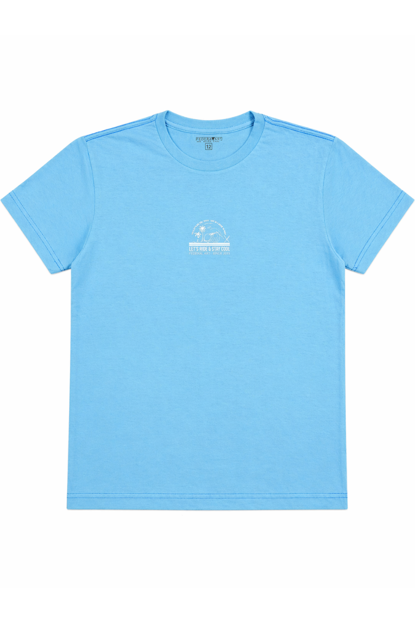 CAMISETA MC JUV 17352 FEDERAL ART AZUL ALAMO