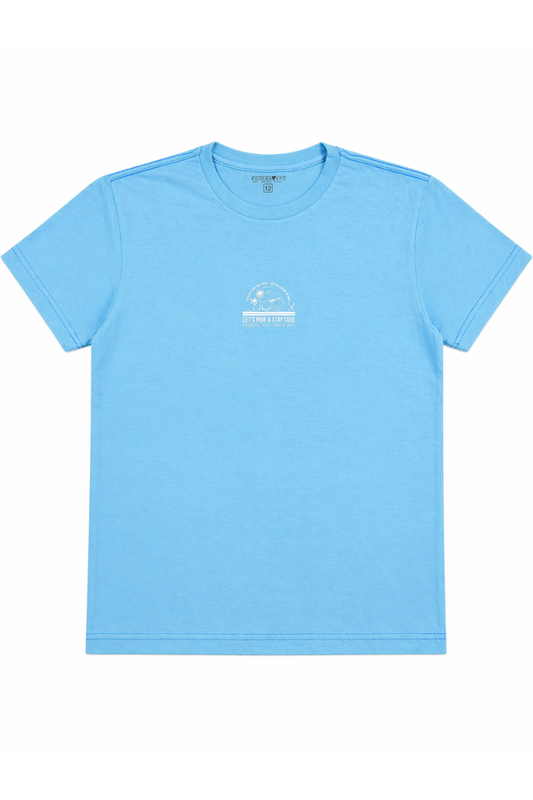 CAMISETA MC JUV 17352 FEDERAL ART AZUL ALAMO