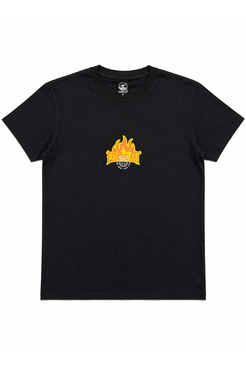 CAMISETA MC JUV 17324 FEDERAL ART PRETO