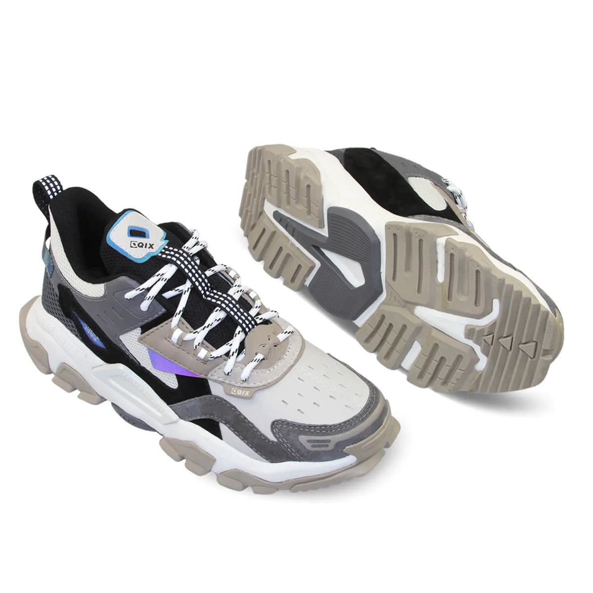 TENIS TREK AD MASC SINTETICO SOLA TR/PVC QIX 52020009 BEGE/GRAFITE