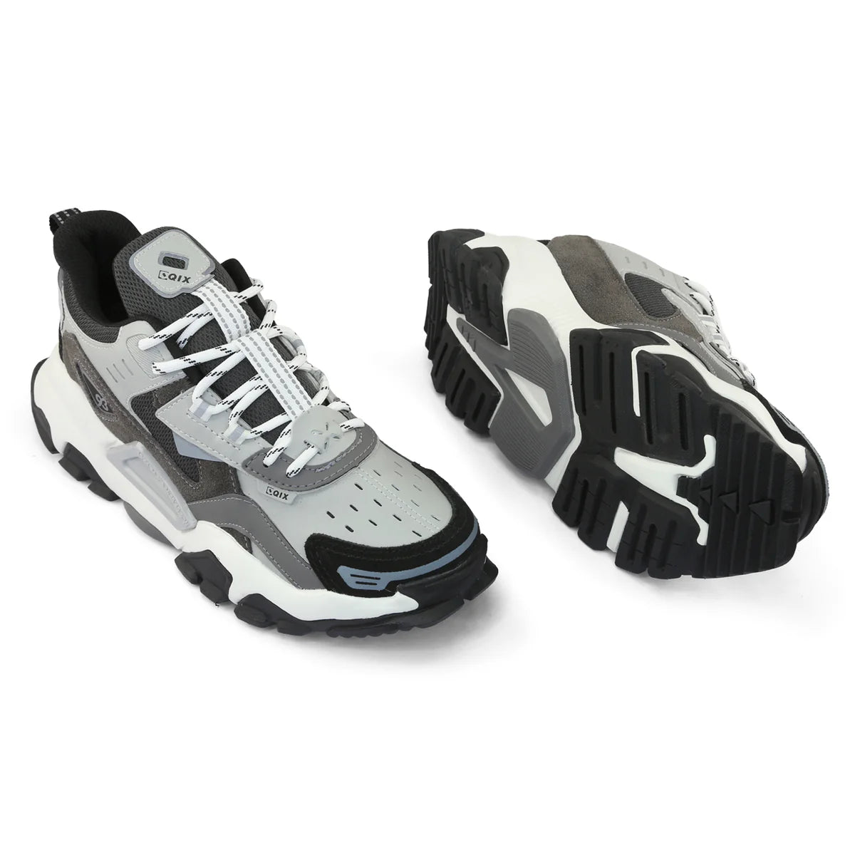 TENIS TREK AD MASC SINTETICO SOLAR TR/PVC QIX  CINZA/PRETO