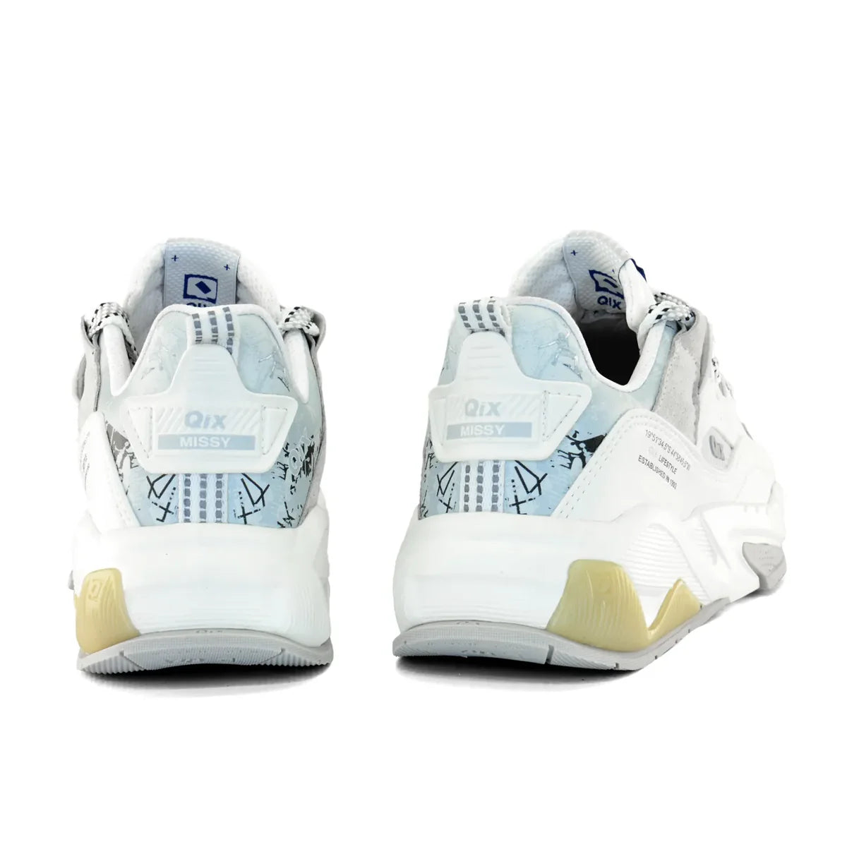 TENIS FEAT AD MASC SINTETICO SOLA TR/PVC QIX 52020025 BRANCO/CINZA