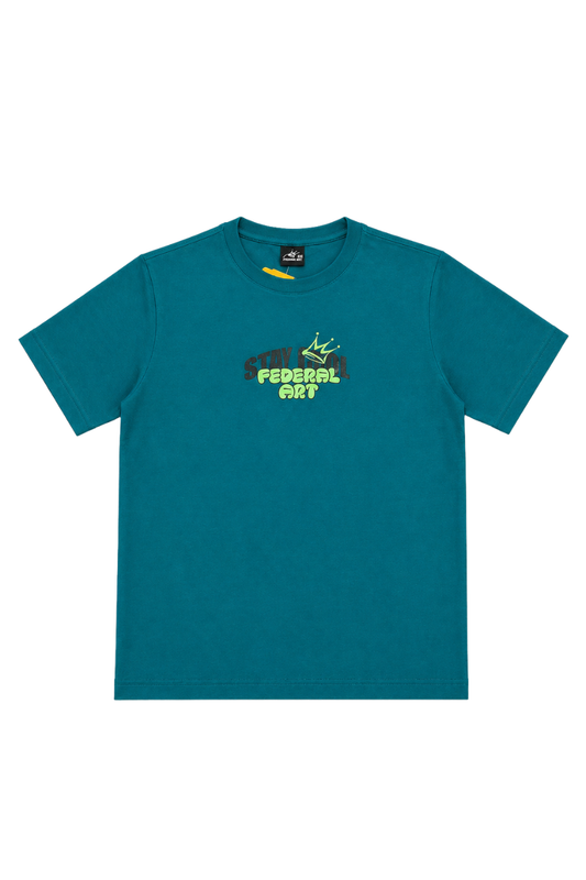 CAMISETA MC JUV 17211 VERDE FEDERAL ART VERDE MALUI