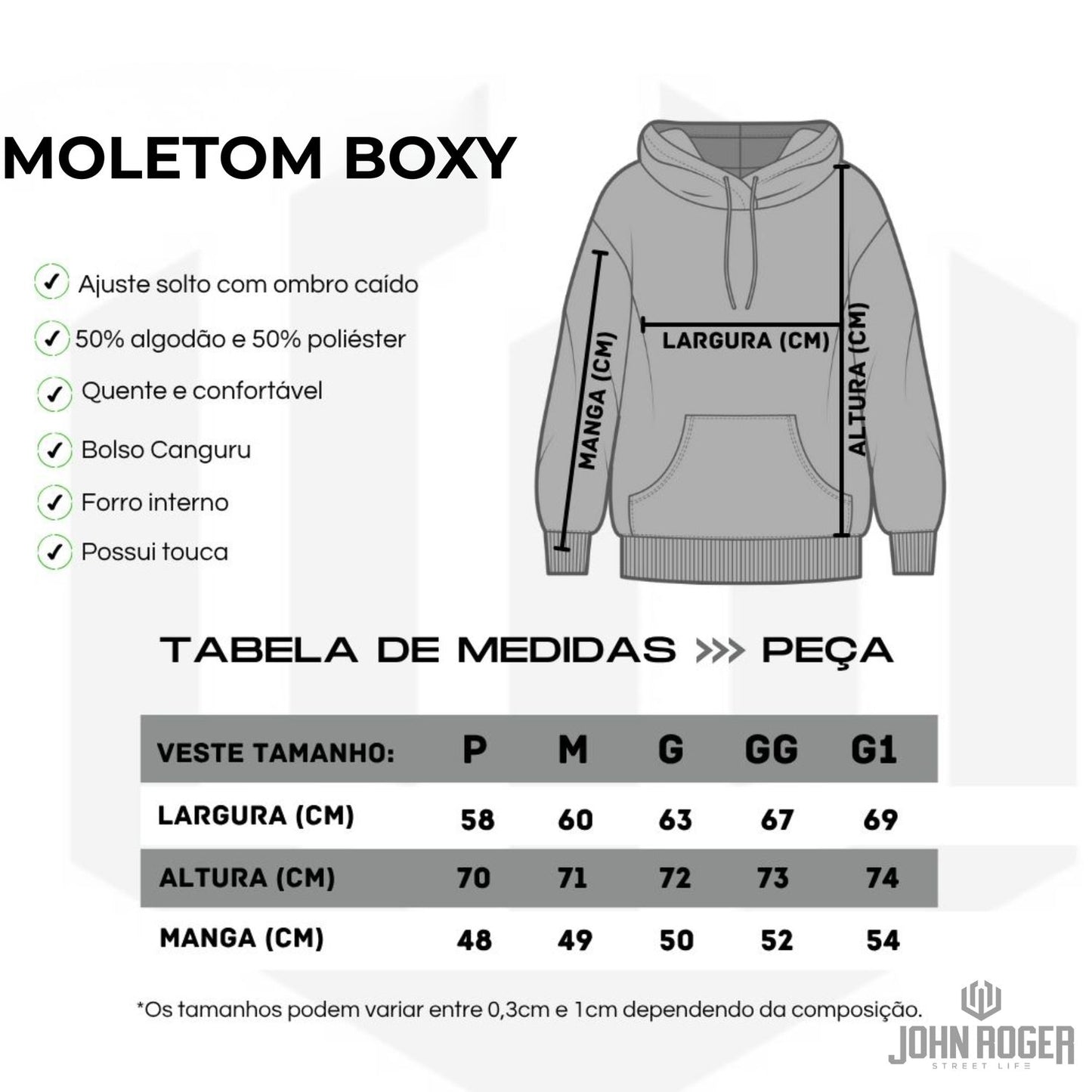 MOLETOM FEM BOXY ZIPER AIR JOHN ROGER
