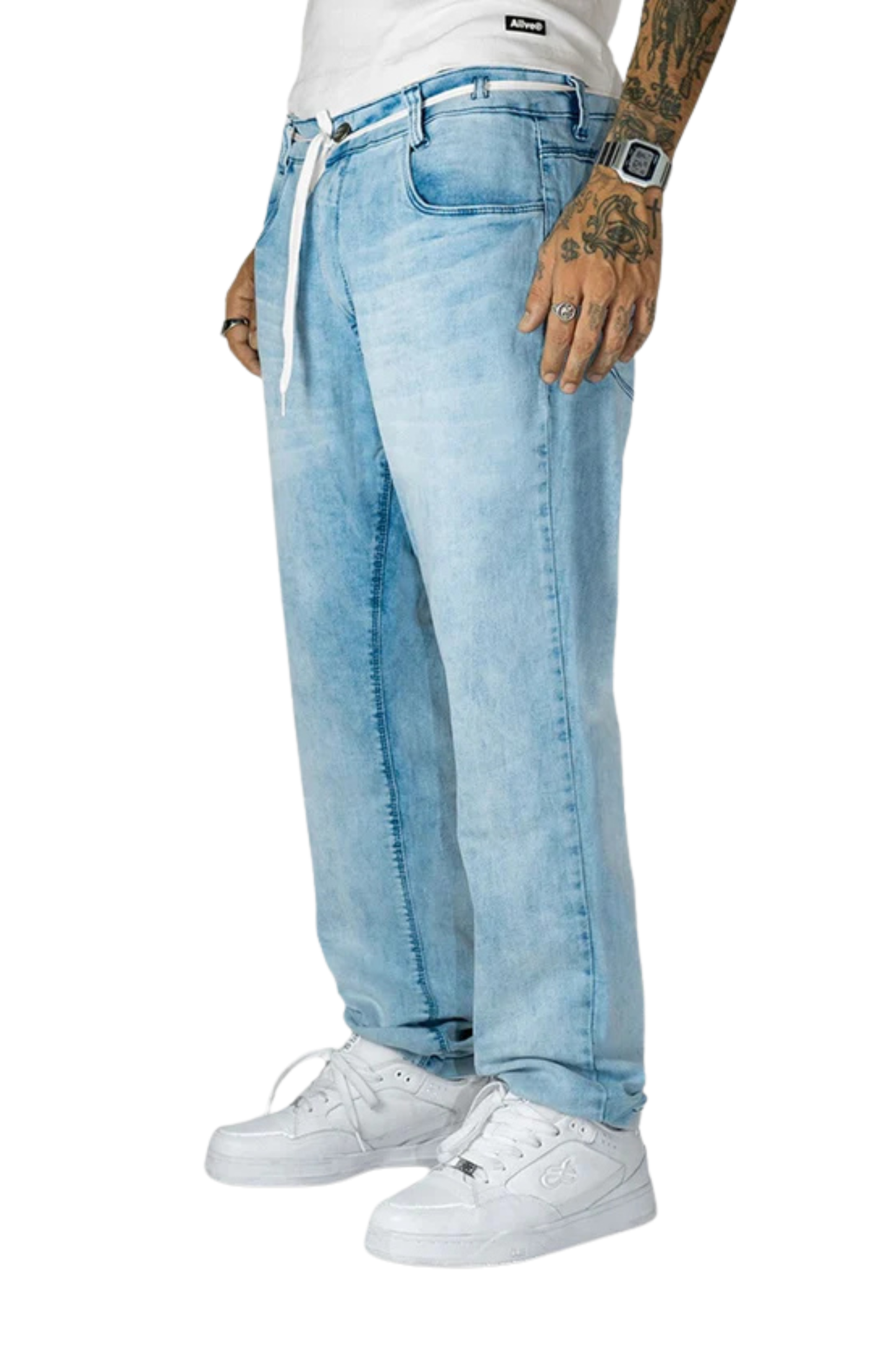 CALÇA ALIVE JEANS REGULAR AZUL