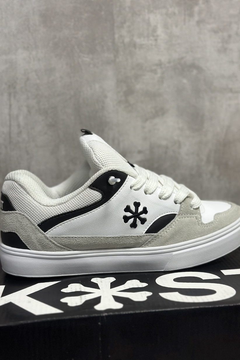 TÊNIS KOST CONTEST BRANCO/PRETO/CINZA