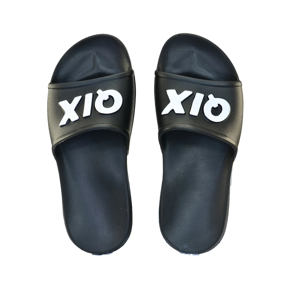 CHINELO QIX NUVEM SLIDE FULL PRETO E BRANCO
