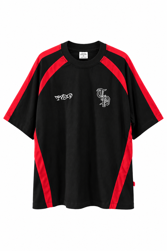 CAMISETA TRIP SIDE OVERSIZED PREMIUM COM RECORTE "RACING SPORT"
