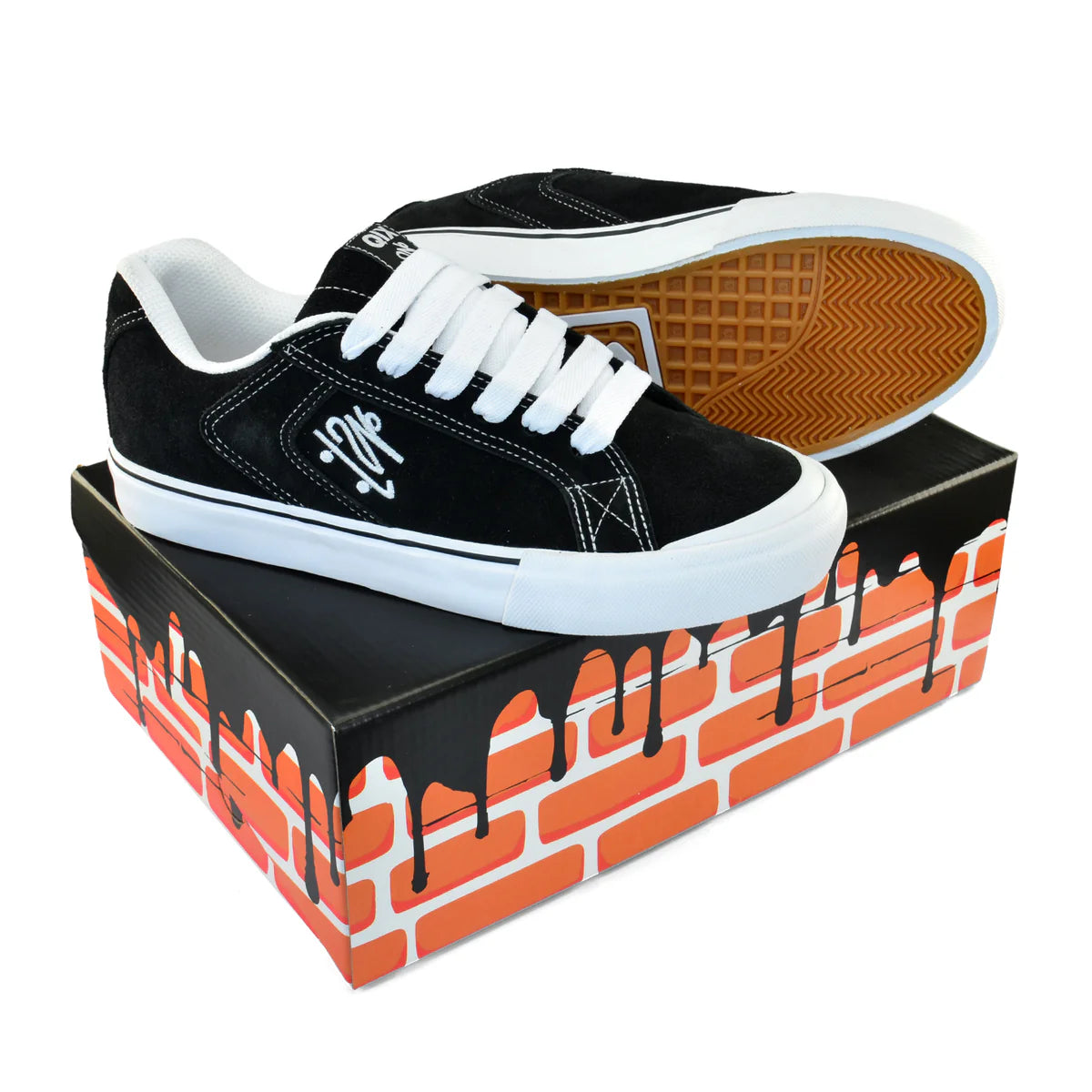 TENIS QIX CHORÃO PARK R:QXVU0049 - PRETO E BRANCO