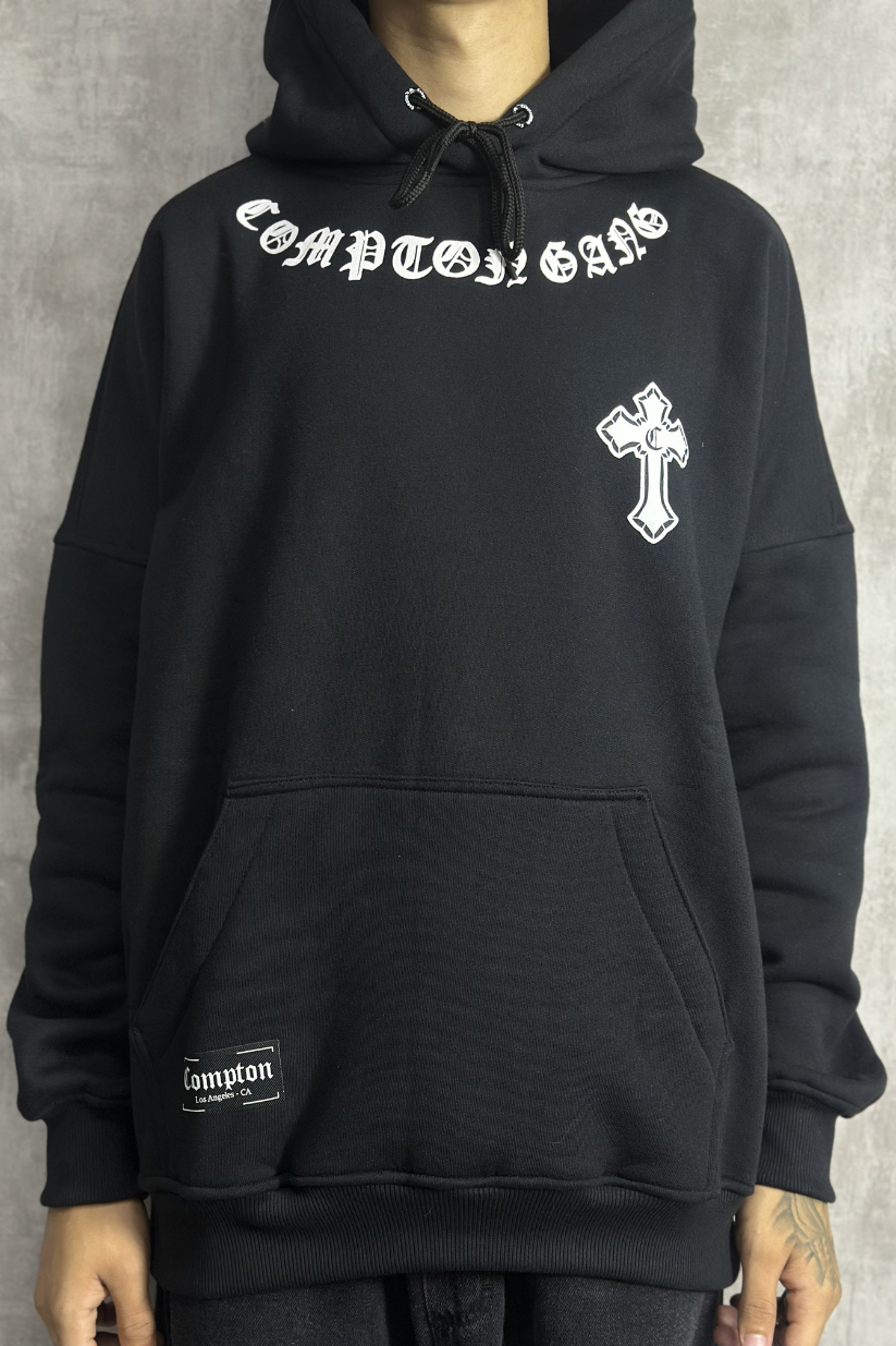 MOLETOM CANGURU MORCEGO CROSS COMPTON