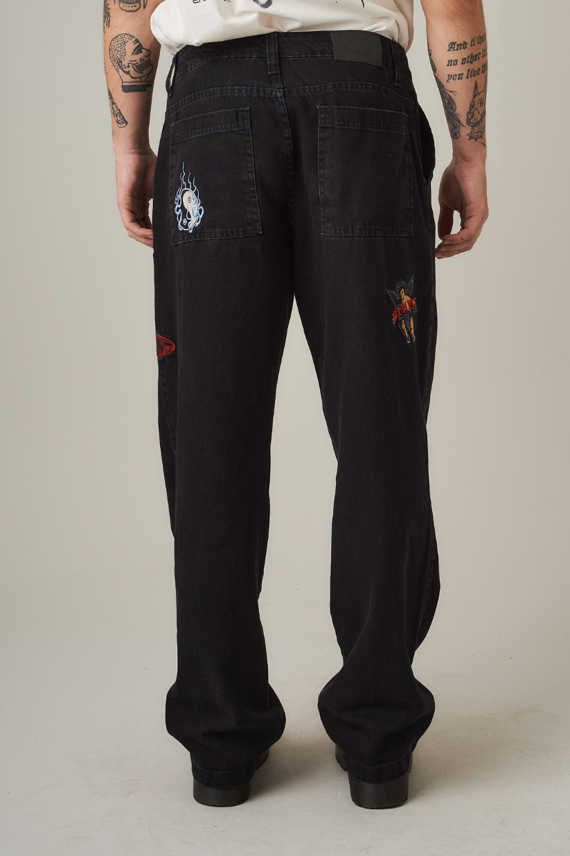 CALCA BLUNT RENVY BLACK JEANS 230040