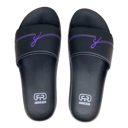 CHINELO SLIDE HOCKS FILIGRAMA BLACK/PURPLE