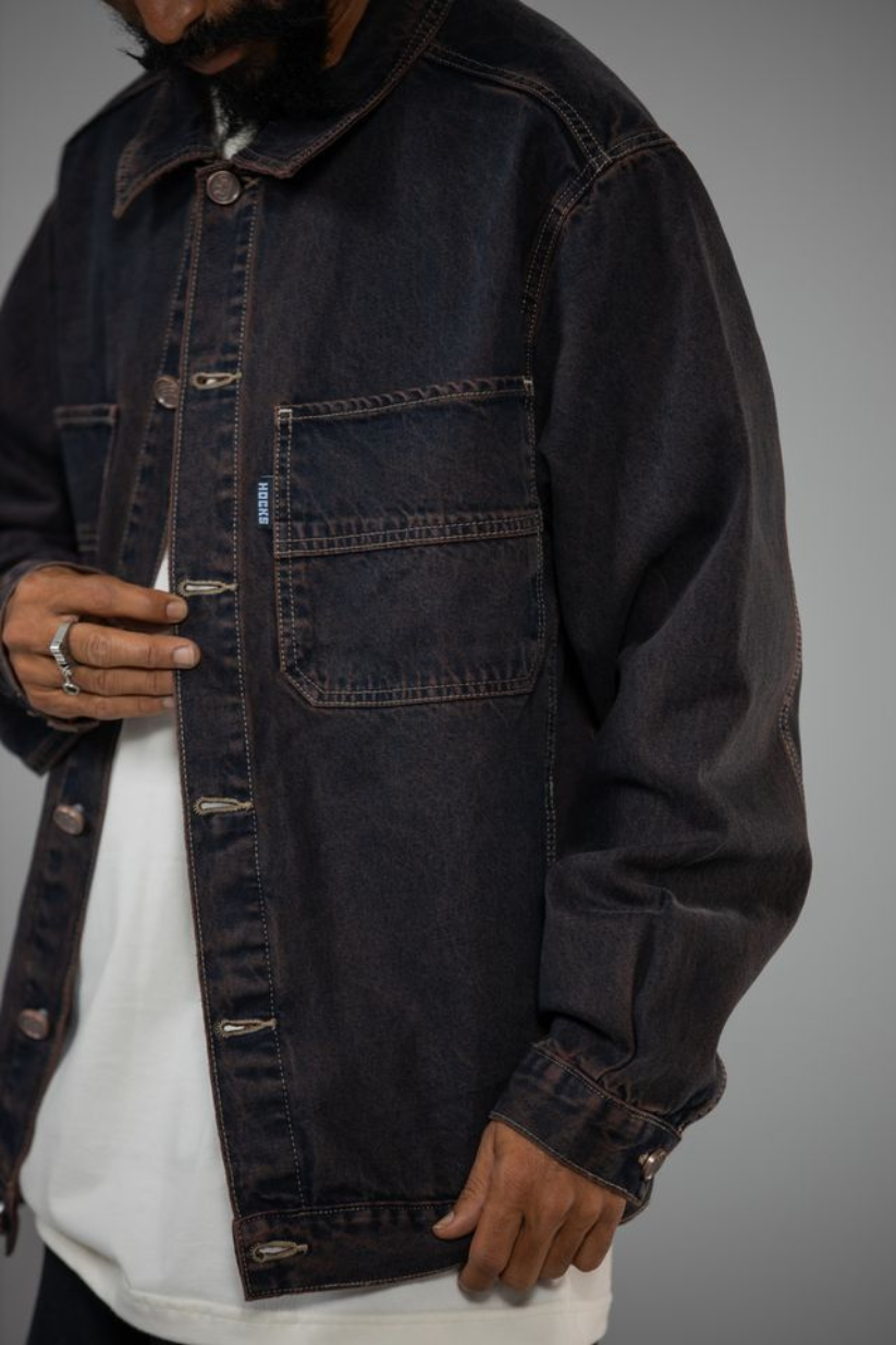 JAQUETA JEANS MINIMAL HOCKS