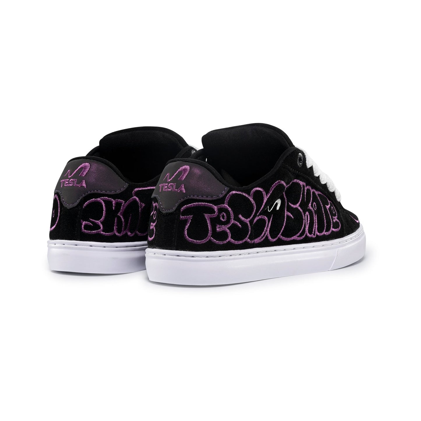 TÊNIS TESLA HERTZ - BLACK WHITE PURPLE
