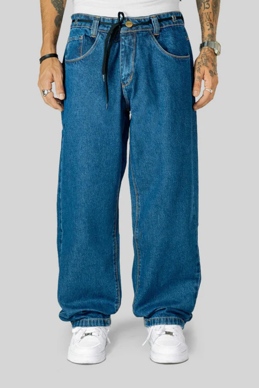 CALÇA ALIVE JEANS SEMI BAGGY AZUL