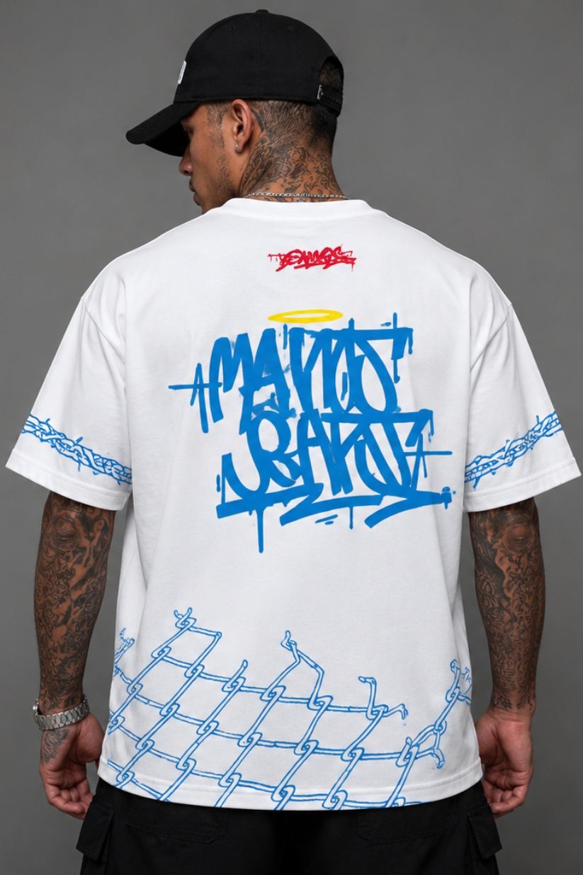 CAMISETA MANOS CAPS OVERSIZED BREAK FREE