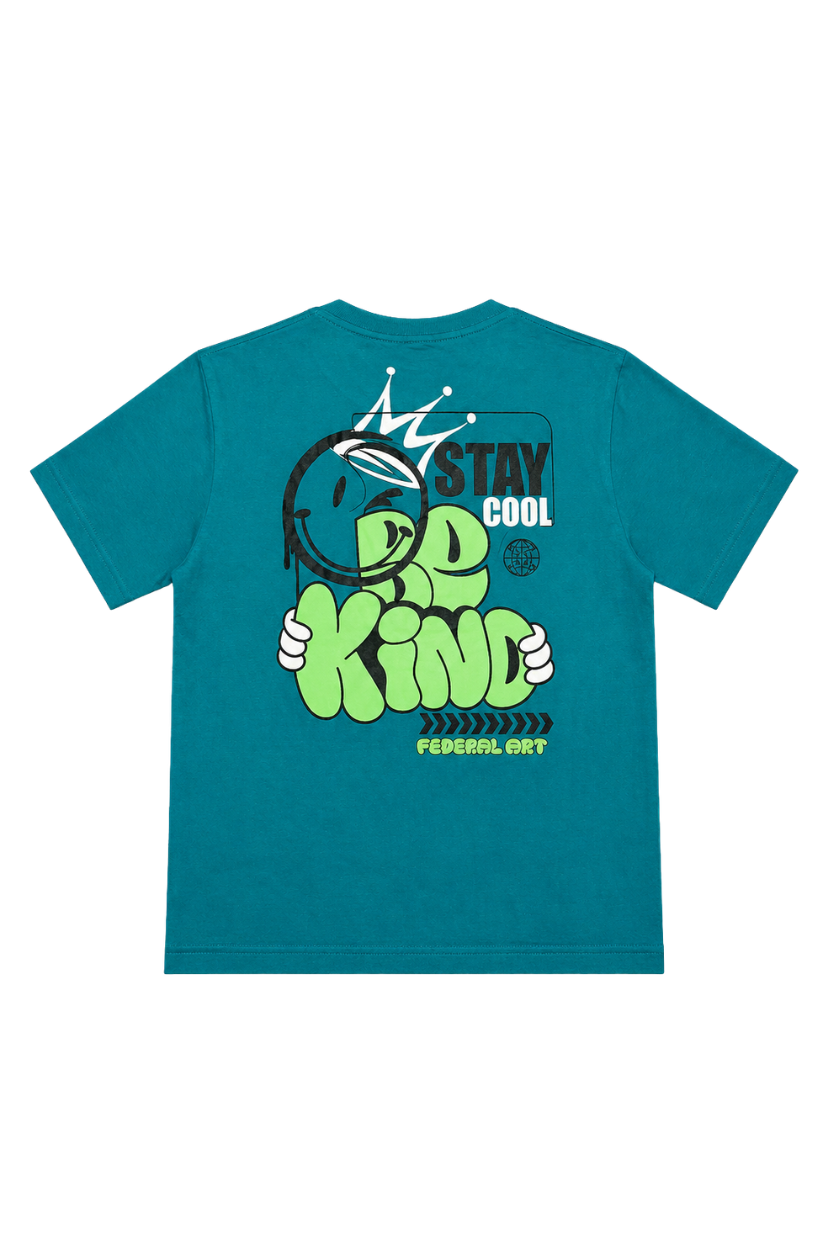 CAMISETA MC JUV 17211 VERDE FEDERAL ART VERDE MALUI