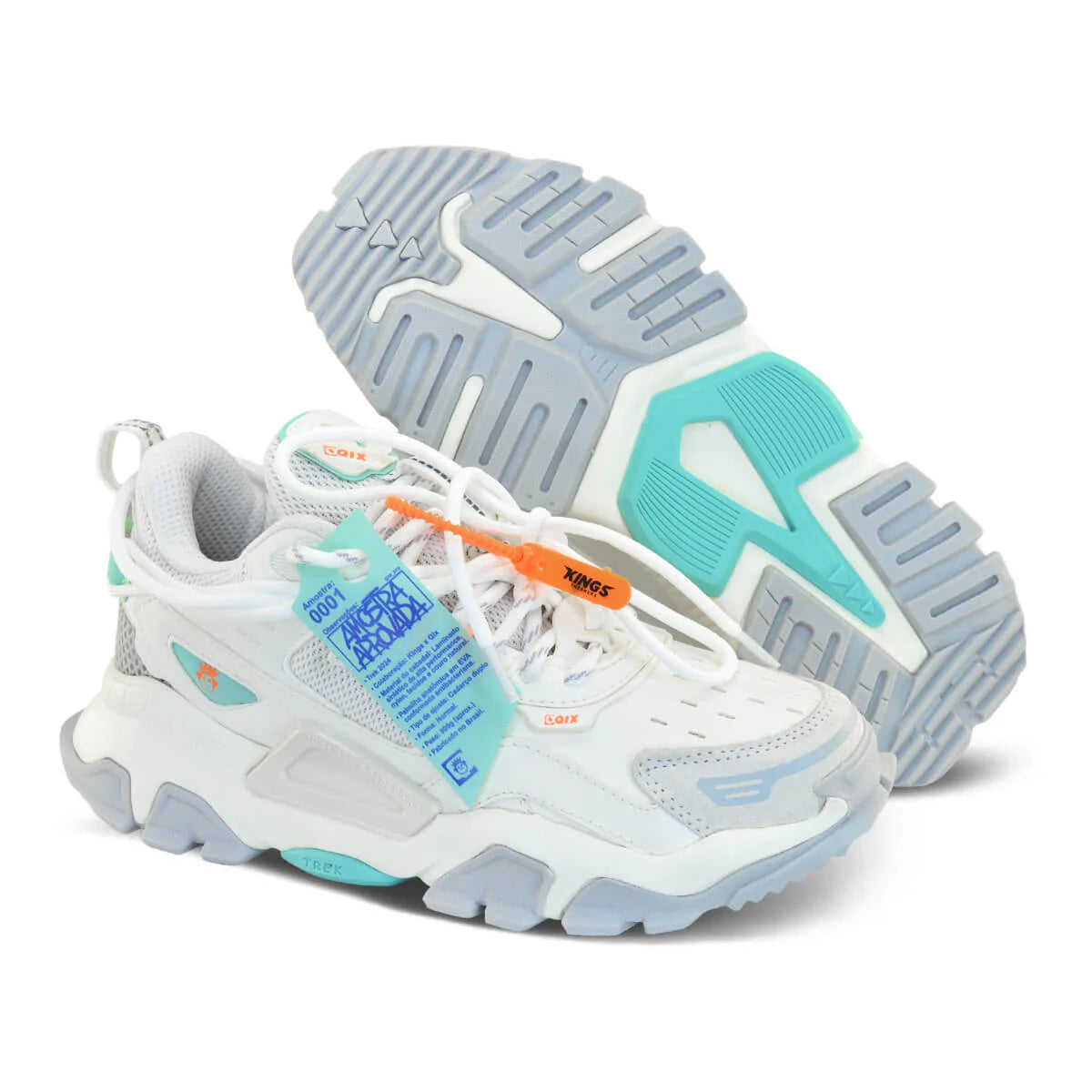 TENIS TREK AD MASC SINTETICO SOLA TR/PVC QIX KINGS KG0034 GALERIA
