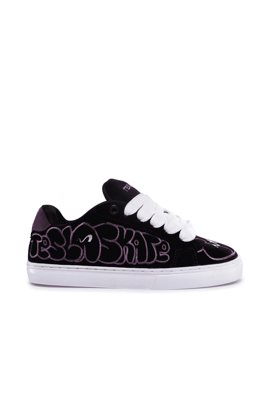 TÊNIS TESLA HERTZ - BLACK WHITE PURPLE
