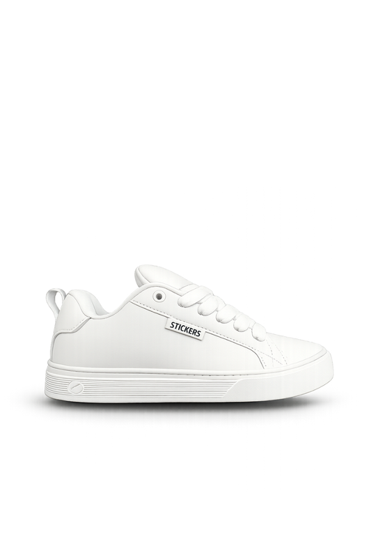 TÊNIS STICKERS BASICO BASIC03 - BRANCO BRILHANTE