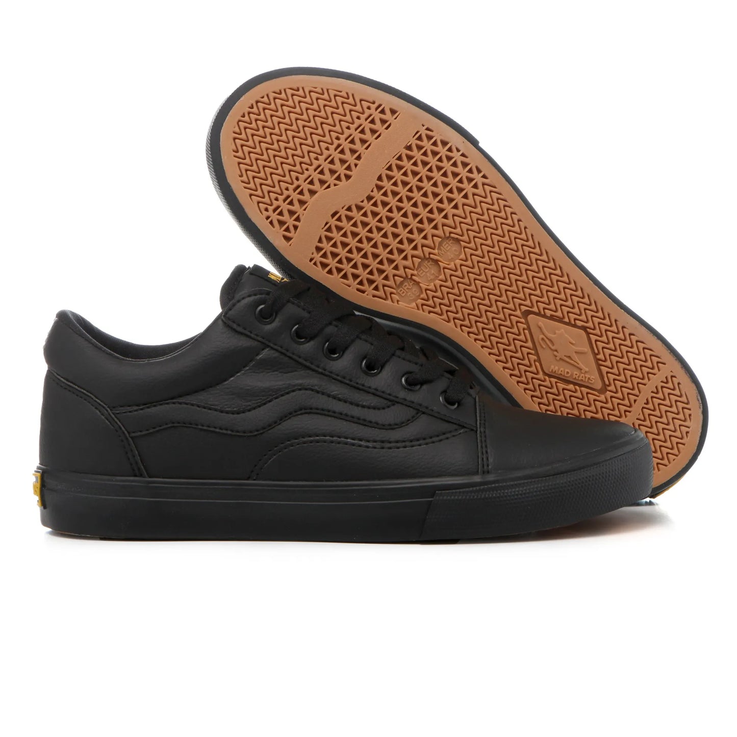 TENIS MAD RATS OLD SCHOOL PU TODO BLACK