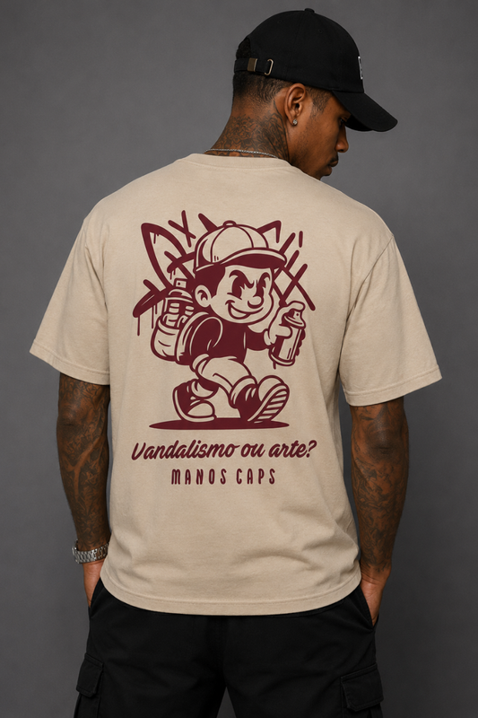 CAMISETA MANOS CAPS OVERSIZED FIRE EVENT