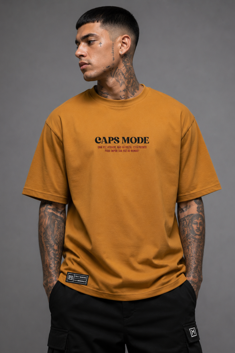 CAMISETA MANOS CAPS OVERSIZED ESSENTIAL COMPUTER