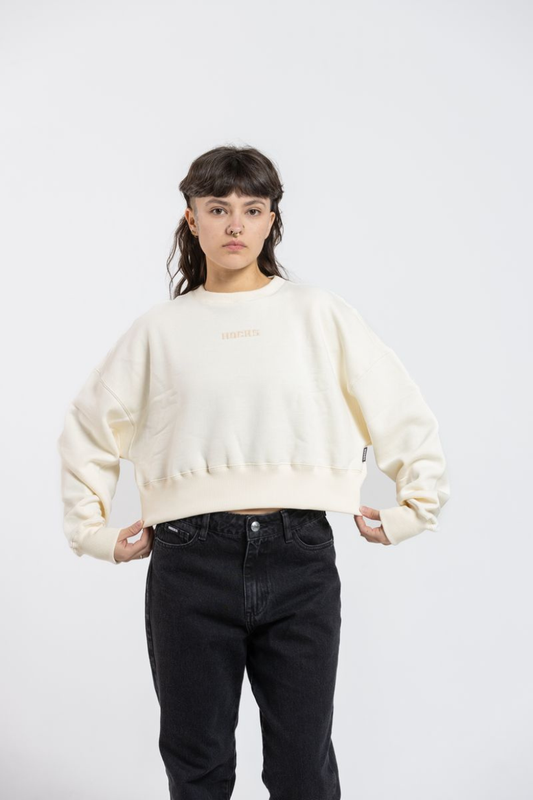 CASACO MOLETOM FEMININO CROPPED - BIRD HOCKS