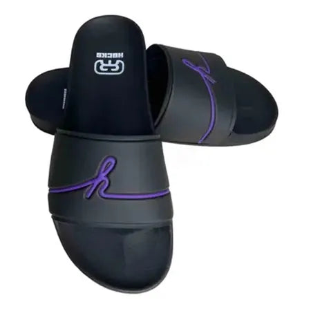 CHINELO SLIDE HOCKS FILIGRAMA BLACK/PURPLE