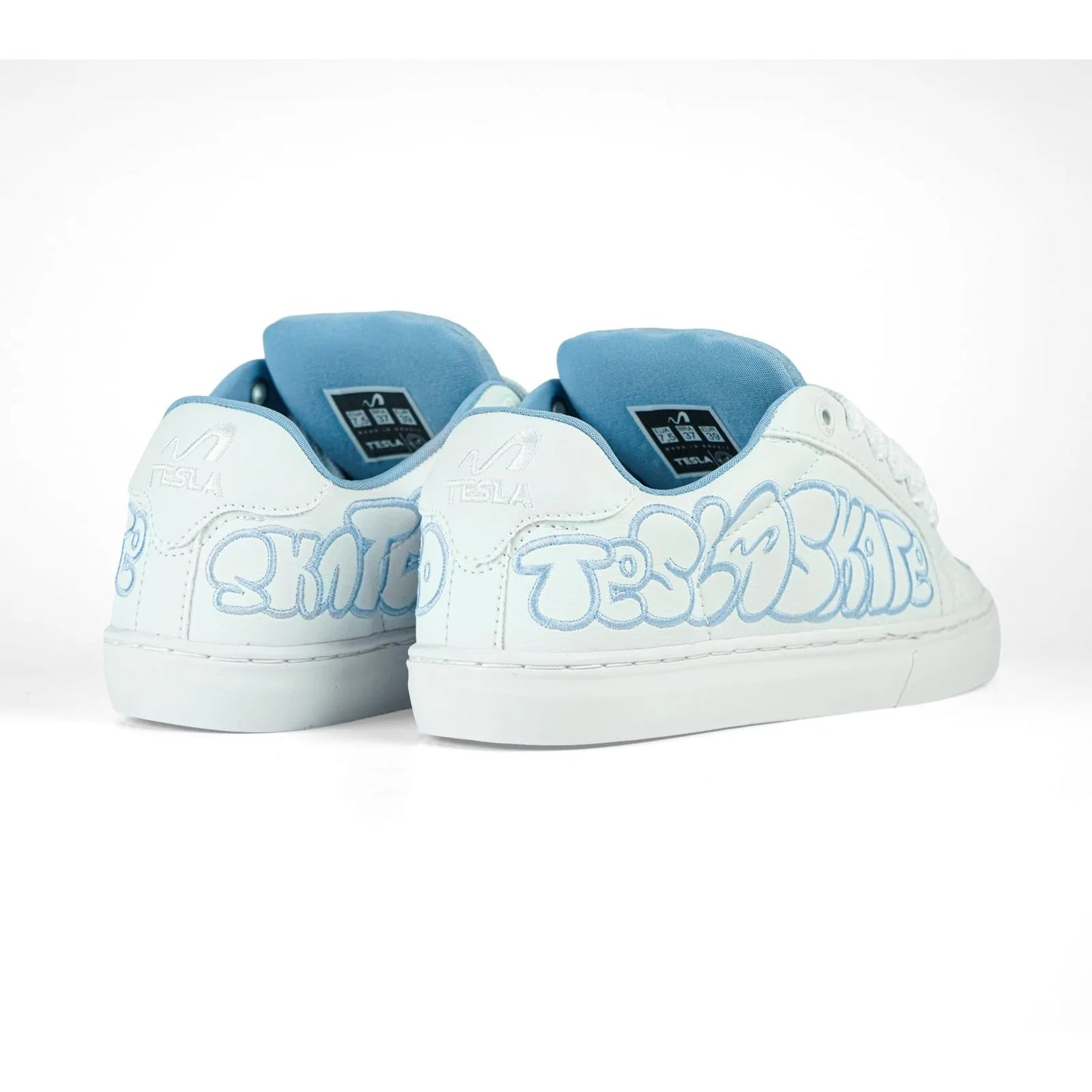 TÊNIS TESLA HERTZ ART - WHITE BLUE