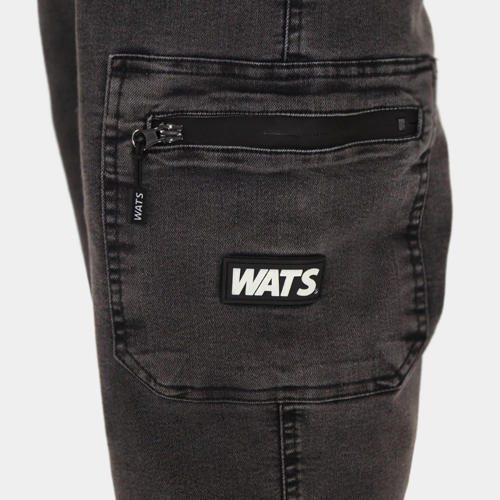 CALÇA WATS JEANS POCKET MARMORIZADA