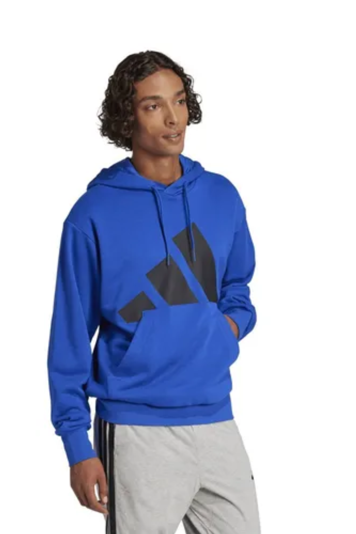 MOLETOM ADIDAS BIG LOGO COM CAPUZ