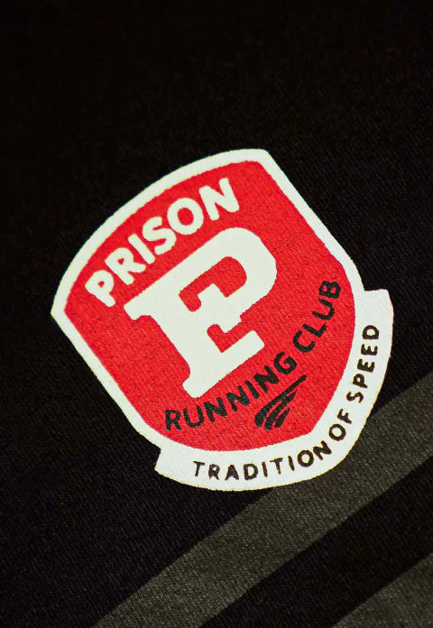 CAMISETA TRADICIONAL RUNNING CLUB PRISON PRETA