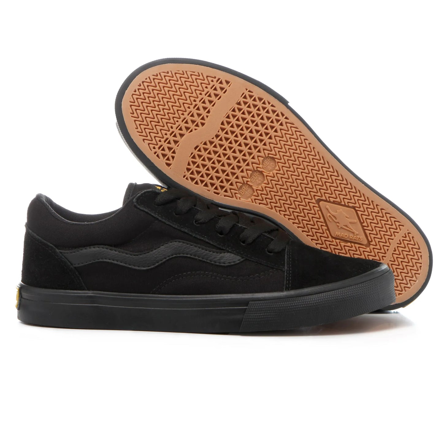 TENIS MAD RATS OLD SCHOOL TODO BLACK